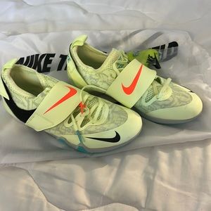 Never worn pole vaulting spikes